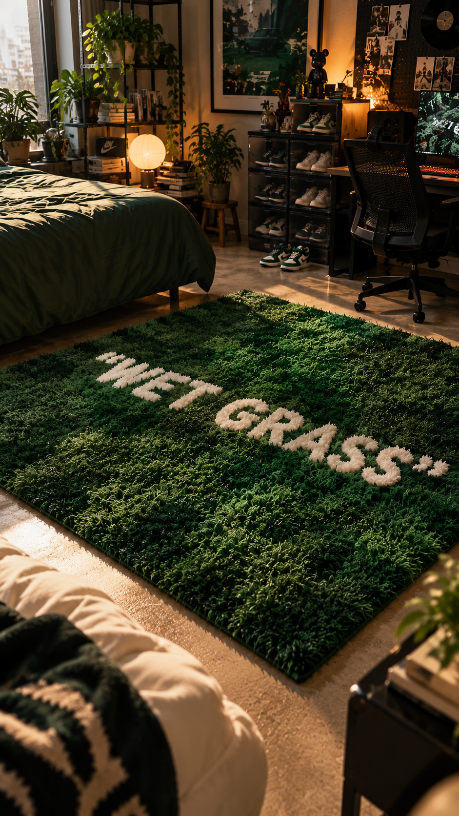 Thảm WET GRASS trong phòng sưu tầm nghệ thuật